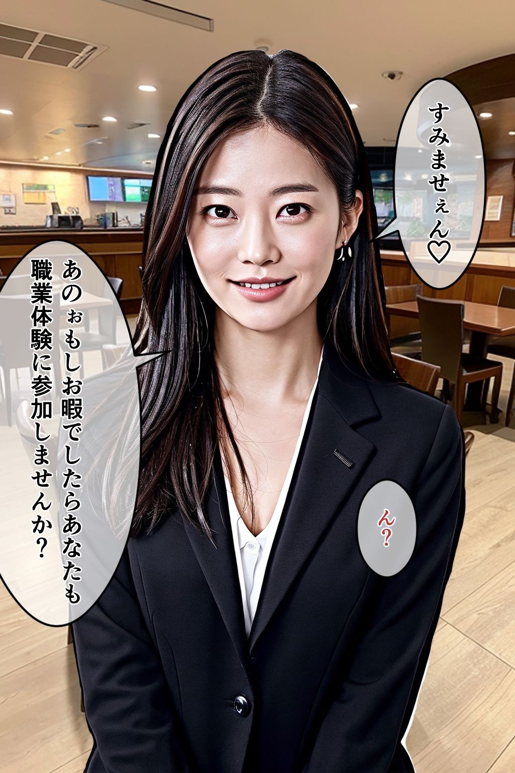 サンプル画像2:皮を着込んで大人の職業体験 CA編(TSF作品_yny) [d_497263]