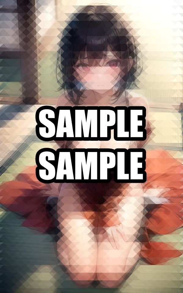 サンプル画像3:困り顔の忍者美女イラスト集(ぽんぽこ) [d_497321]