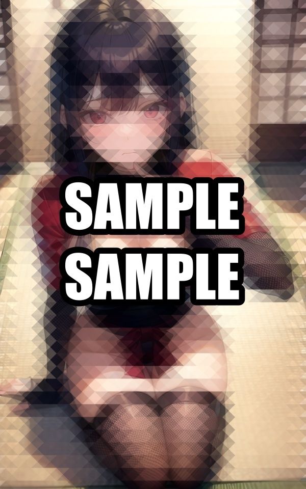 サンプル画像5:困り顔の忍者美女イラスト集(ぽんぽこ) [d_497321]