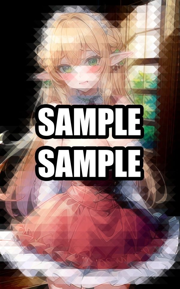 サンプル画像1:ドレスを着たエルフ美女イラスト集(ぽんぽこ) [d_497327]