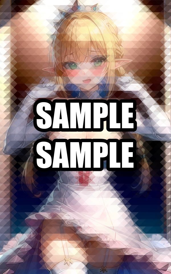 サンプル画像2:ドレスを着たエルフ美女イラスト集(ぽんぽこ) [d_497327]