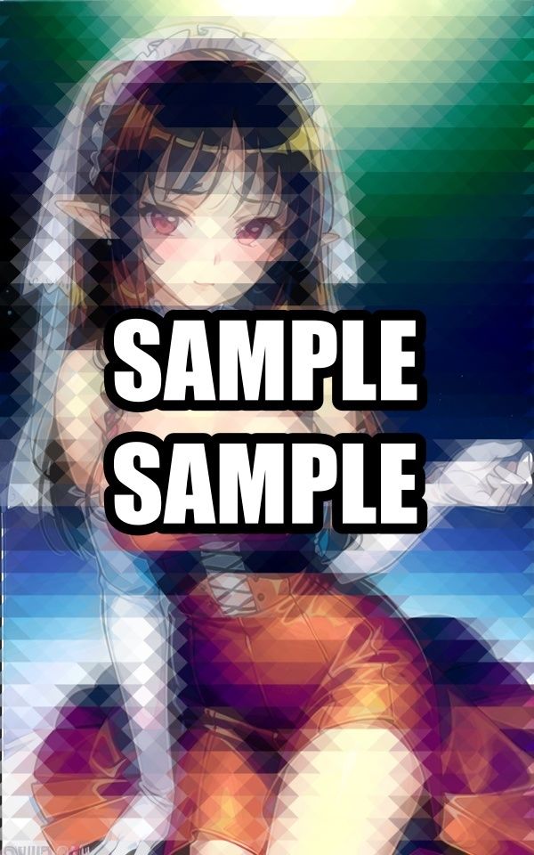 サンプル画像3:ドレスを着たエルフ美女イラスト集(ぽんぽこ) [d_497327]