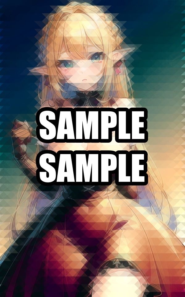 サンプル画像4:ドレスを着たエルフ美女イラスト集(ぽんぽこ) [d_497327]