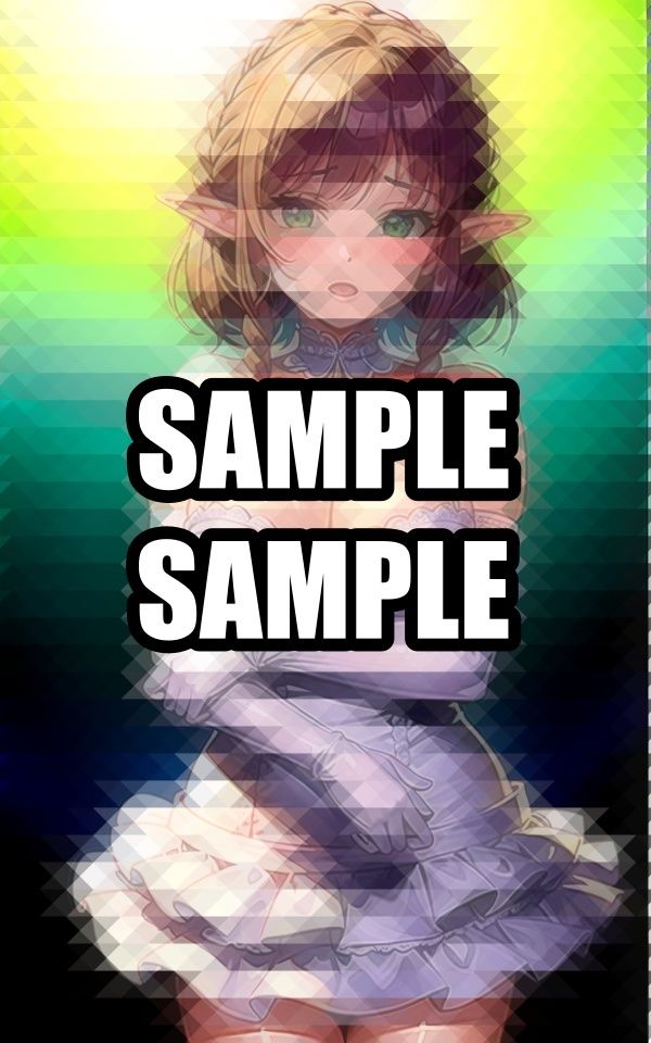 サンプル画像5:ドレスを着たエルフ美女イラスト集(ぽんぽこ) [d_497327]