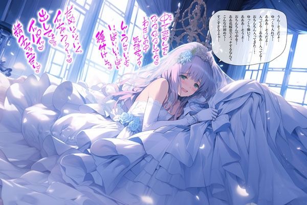 サンプル画像3:ドレス美少女34  ウエディングドレス最高！もう脱げないよぉ！(Dresscco) [d_497406]
