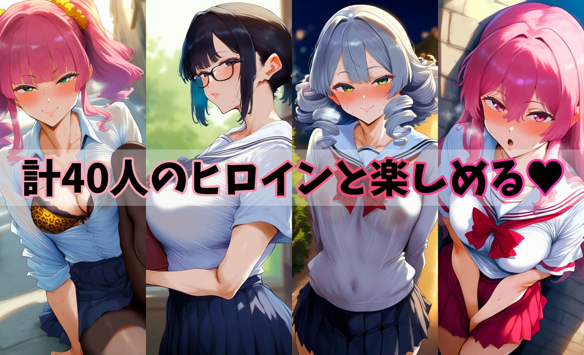 サンプル画像2:即堕ち2コマ 制服JK【セリフあり】40キャラ(はるよし工房) [d_497513]