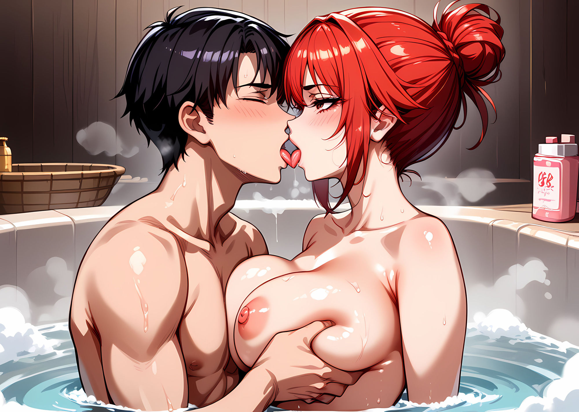 サンプル画像3:【4K 300枚】温泉不倫で中出しNTR(セクメトの吐息) [d_497516]