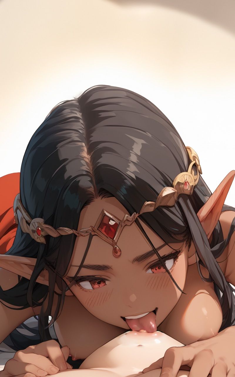 サンプル画像1:モテすぎ注意！エルフの日常(おやんずAI絵師（えす）) [d_497626]