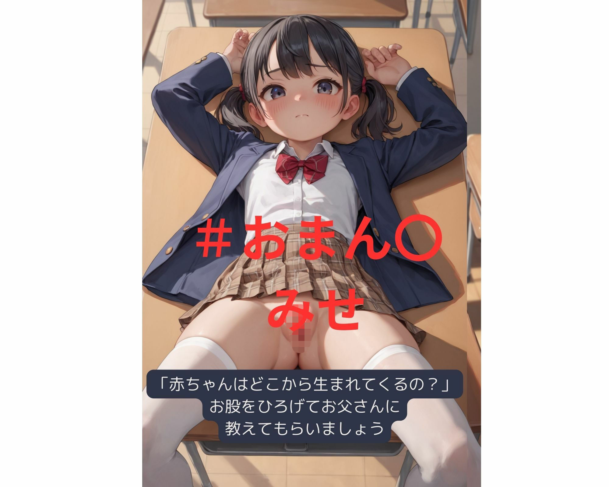 サンプル画像3:父親参観日 「赤ちゃんの作り方を学ぼう」 ちっぱい ロリっ子 シリーズ(AI@美女倶楽部) [d_497636]