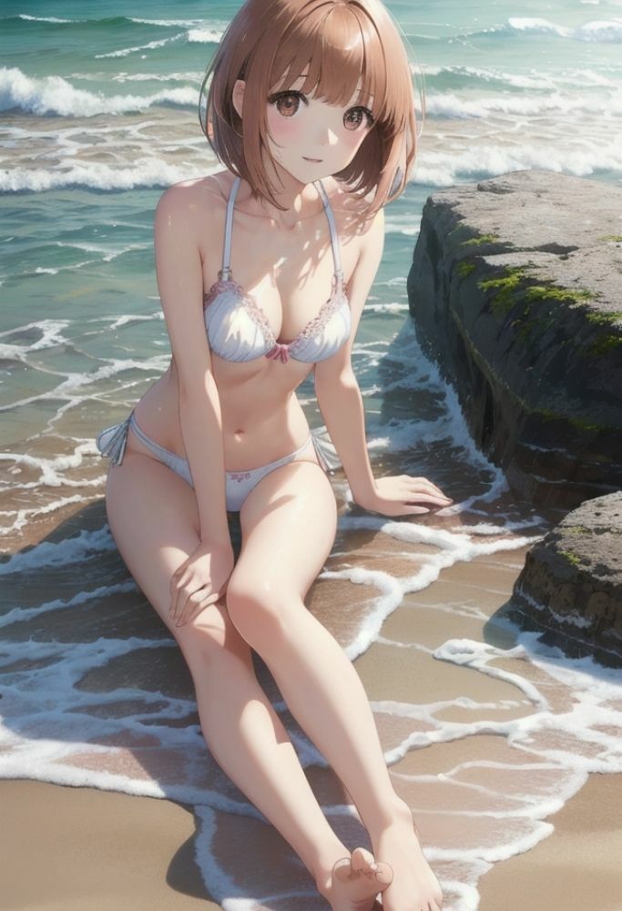 サンプル画像2:AI Rikoちゃん 初 イラスト集(夢幻蒼天) [d_497685]