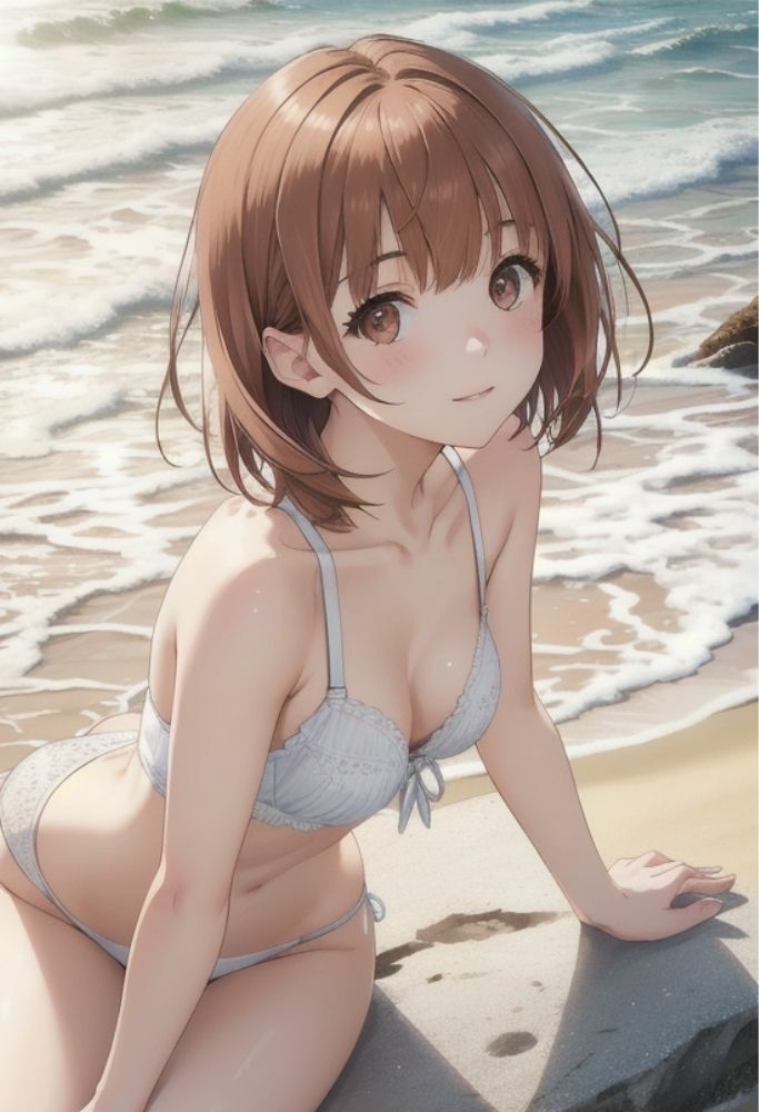 サンプル画像4:AI Rikoちゃん 初 イラスト集(夢幻蒼天) [d_497685]