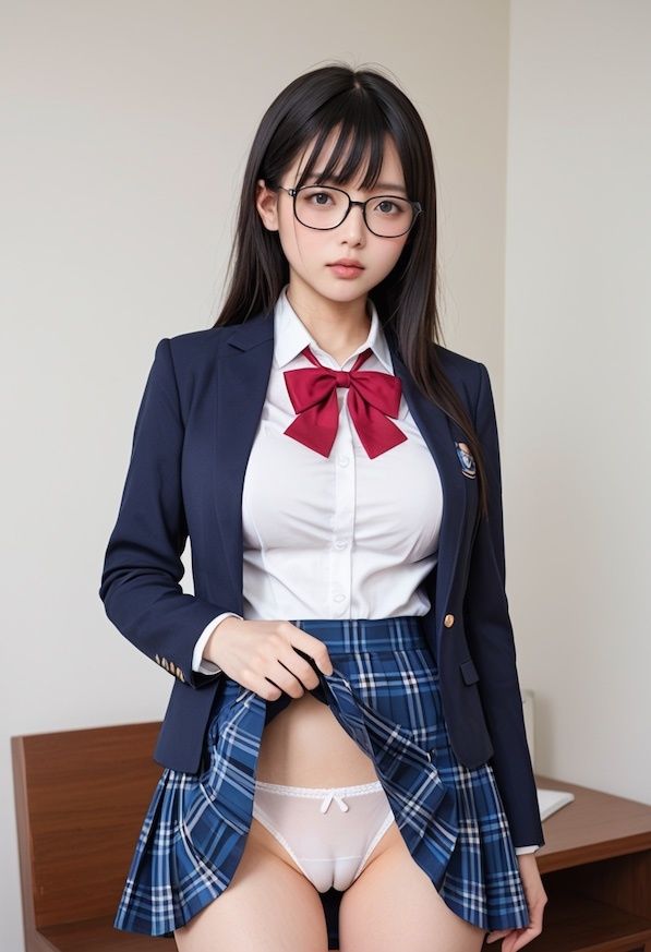 サンプル画像1:インキャで巨乳の隠れ淫乱女子(AIファンタジア) [d_497788]