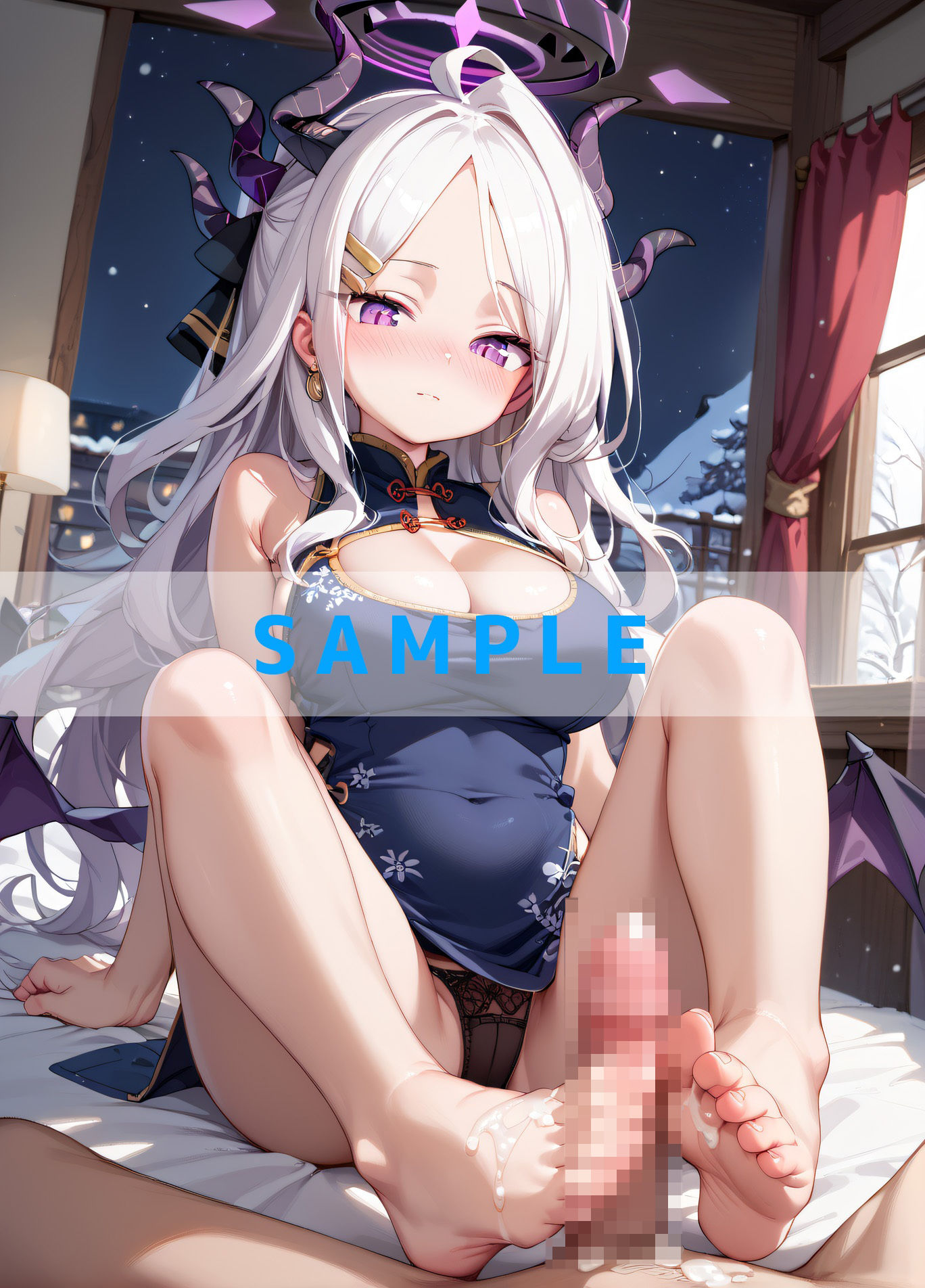 サンプル画像2:チャイナ服えっち.ブルー〇ーカイブVer(kawa) [d_497806]