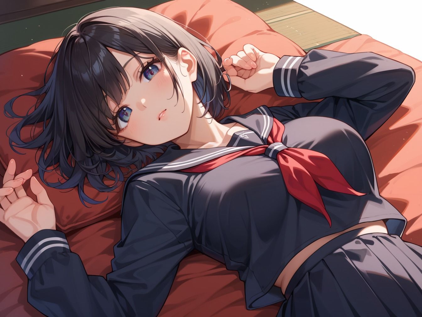 サンプル画像1:控えめ清楚な女子校生 持ち帰って中出ししてみた(妄想マカロン) [d_497836]