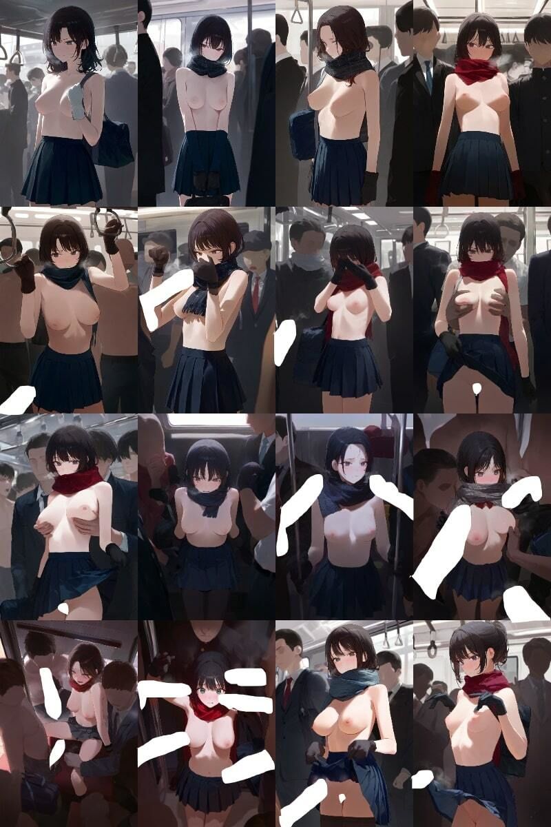 サンプル画像5:【500枚】全裸通学週間 低偏差値校の伝統行事！寒中全裸登校(アライアイ) [d_497898]