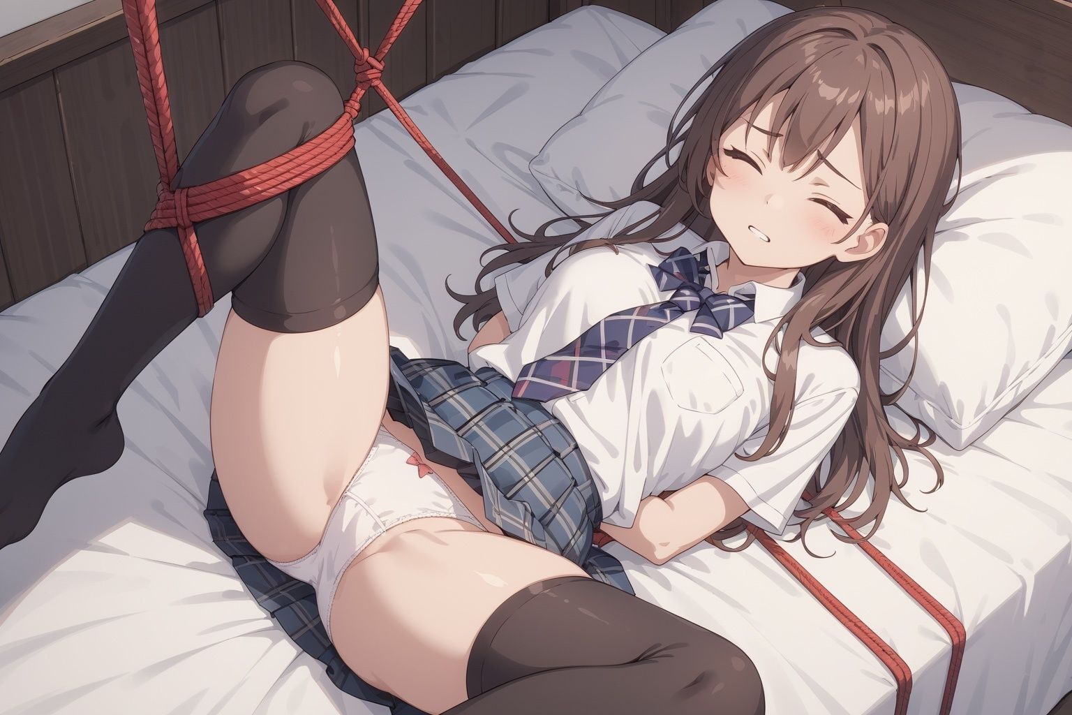 サンプル画像2:淫乱学園〜拘束性交編〜(妄想天国) [d_497903]