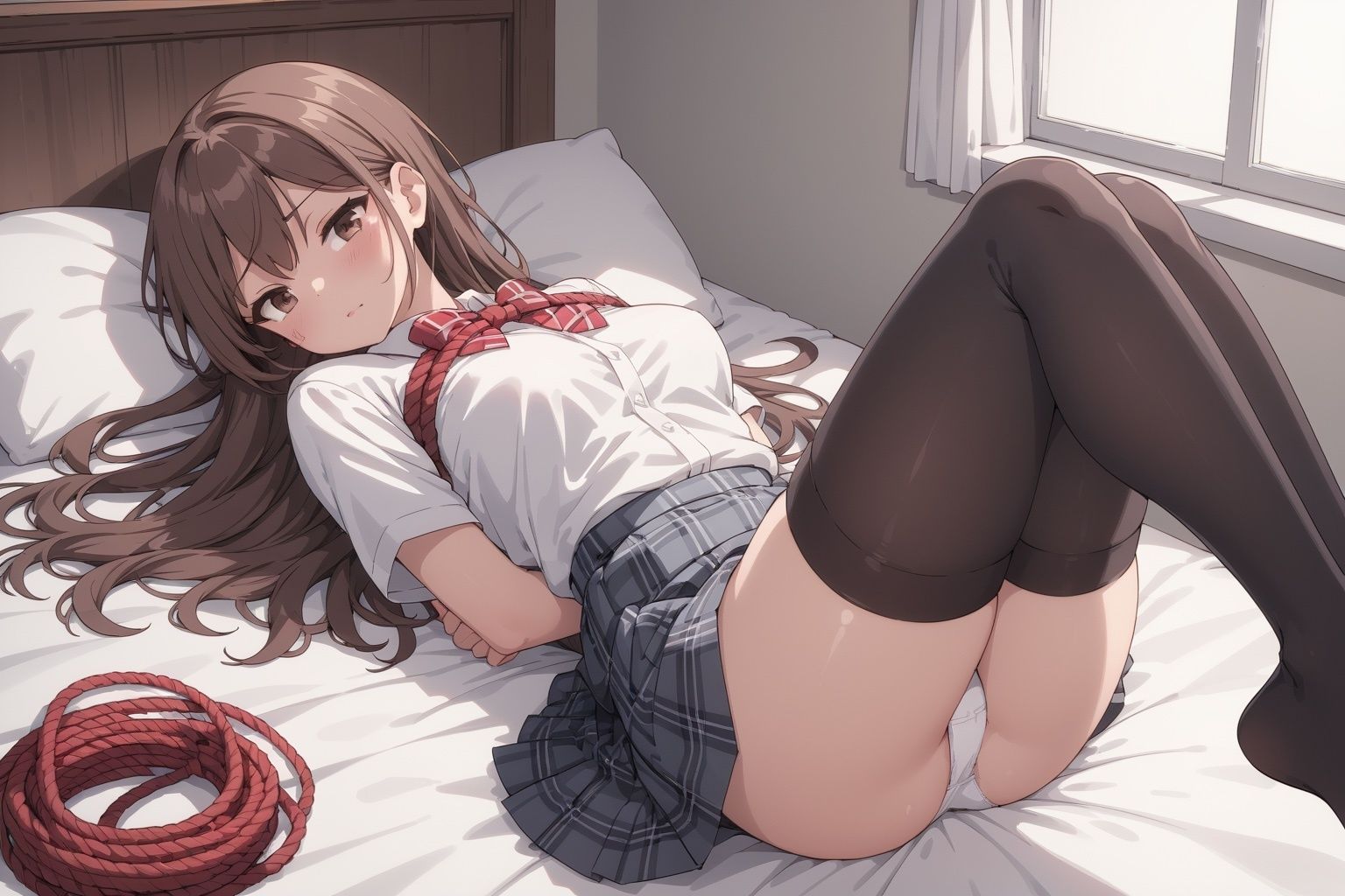 サンプル画像3:淫乱学園〜拘束性交編〜(妄想天国) [d_497903]