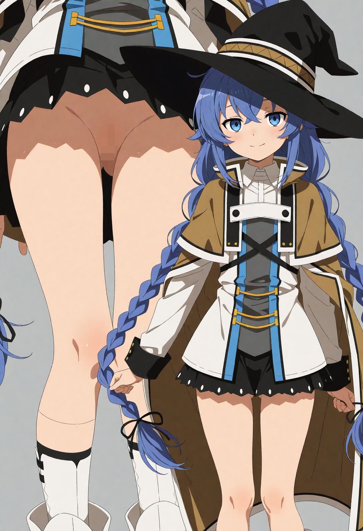 サンプル画像4:立ち絵とローアングル【ロキシー風1】(Lunarith) [d_497904]