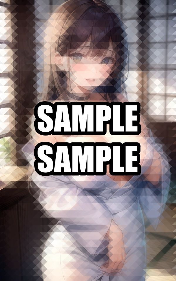 サンプル画像1:はだけた浴衣美女イラスト集(ぽんぽこ) [d_497935]