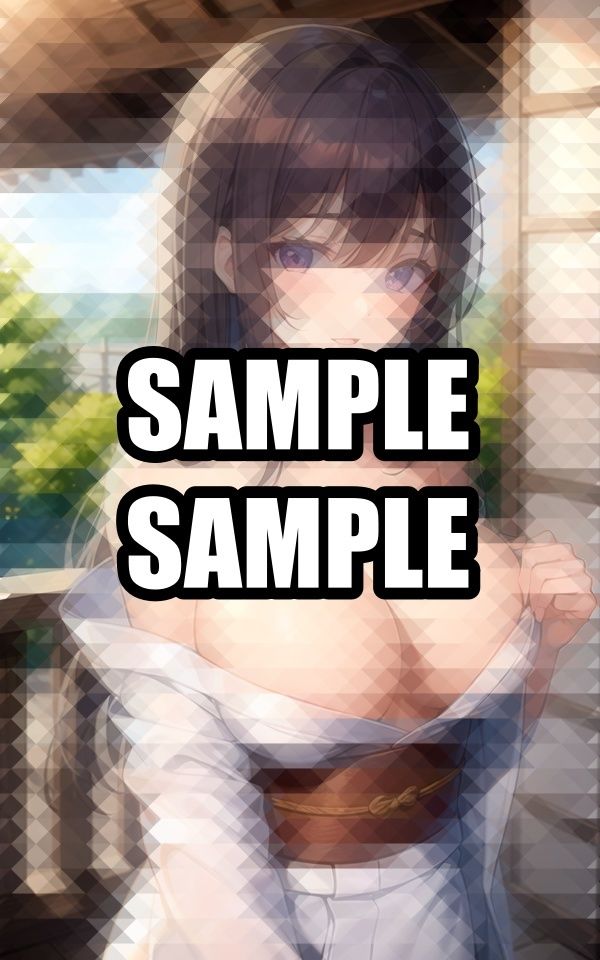 サンプル画像2:はだけた浴衣美女イラスト集(ぽんぽこ) [d_497935]