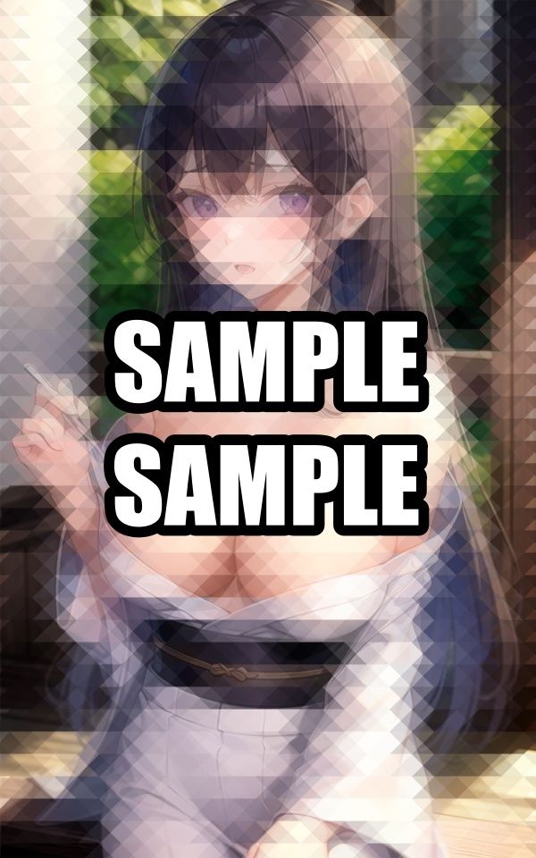 サンプル画像3:はだけた浴衣美女イラスト集(ぽんぽこ) [d_497935]