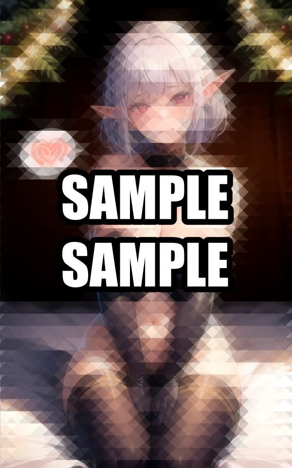 サンプル画像2:冬の日にベッドで誘うエルフちゃん(ぽっけぽけ) [d_497939]