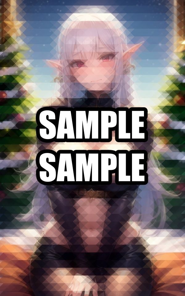 サンプル画像5:冬の日にベッドで誘うエルフちゃん(ぽっけぽけ) [d_497939]