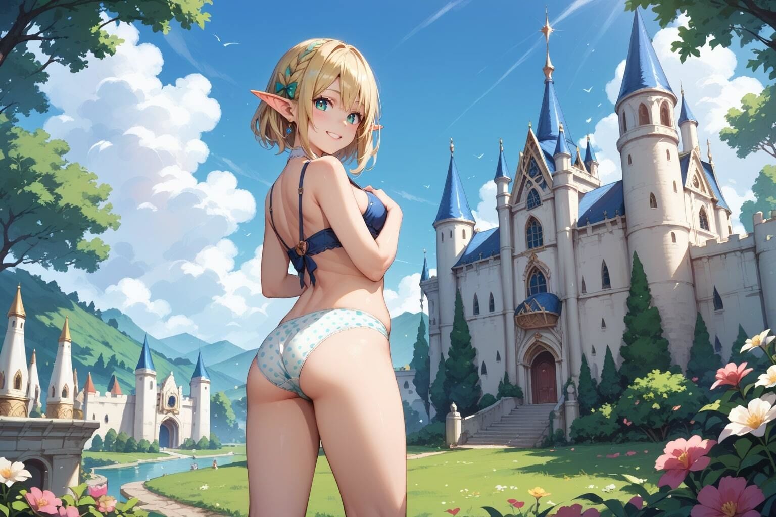 サンプル画像1:高貴なるエルフの悦び 〜純潔を捧げた秘夜〜(駆け抜けて性春) [d_497981]