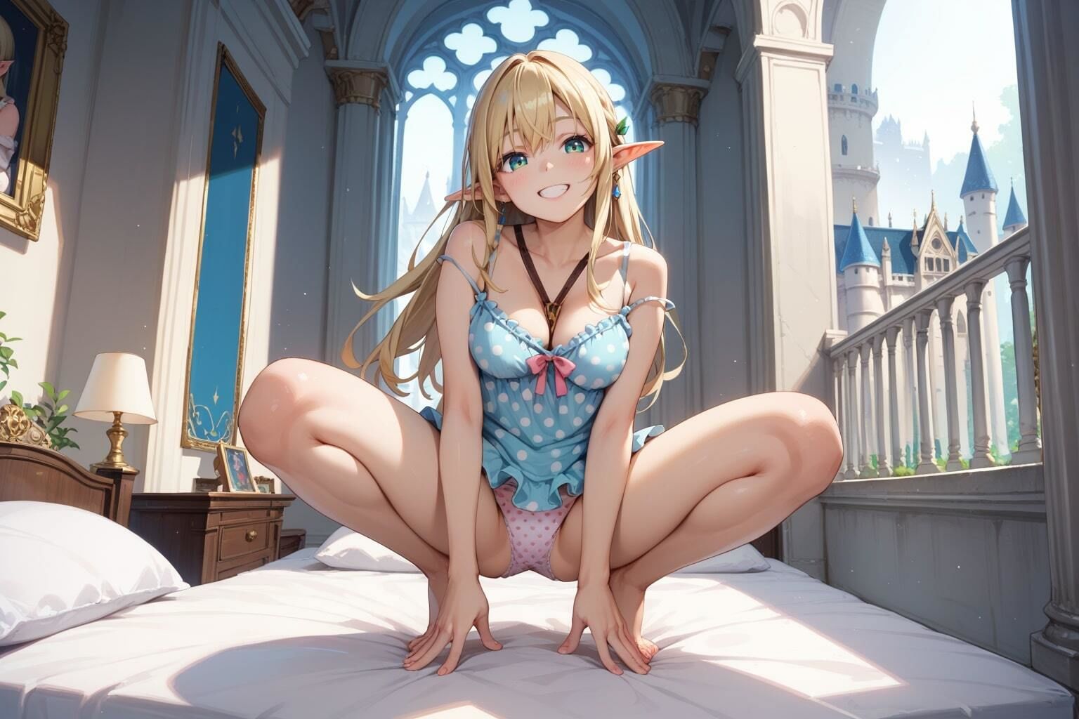 サンプル画像4:高貴なるエルフの悦び 〜純潔を捧げた秘夜〜(駆け抜けて性春) [d_497981]