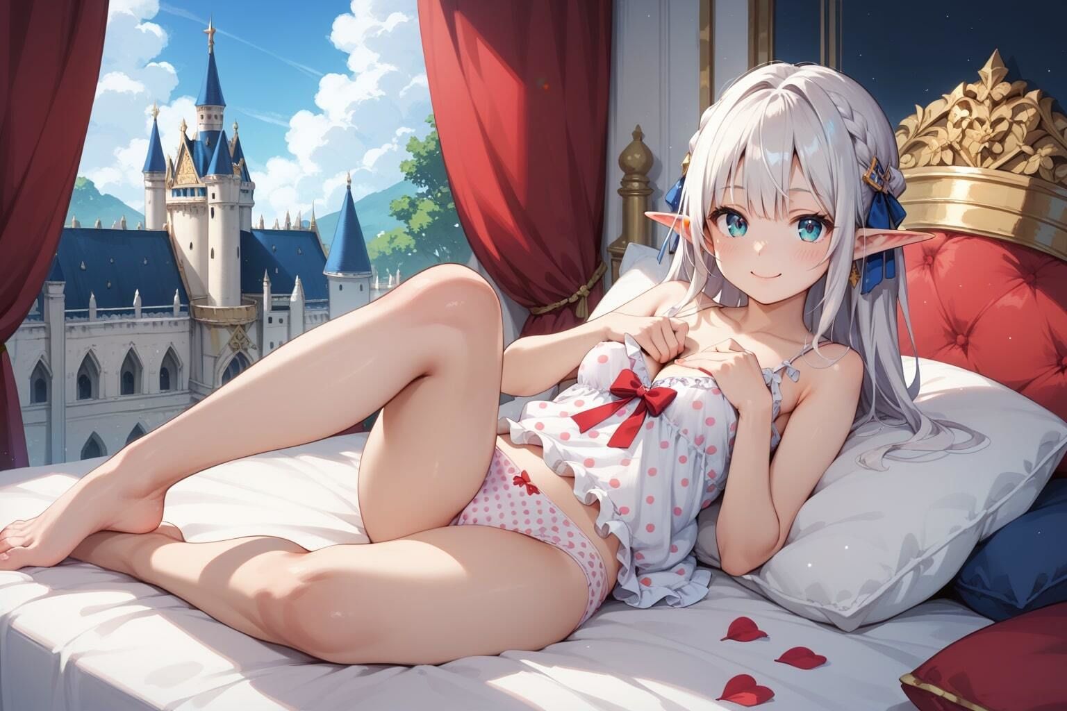 サンプル画像5:高貴なるエルフの悦び 〜純潔を捧げた秘夜〜(駆け抜けて性春) [d_497981]