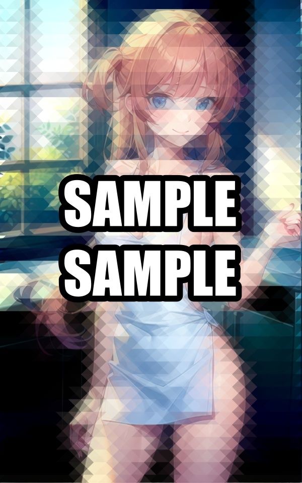 サンプル画像2:裸エプロン美女イラスト集(のろのろ) [d_498002]