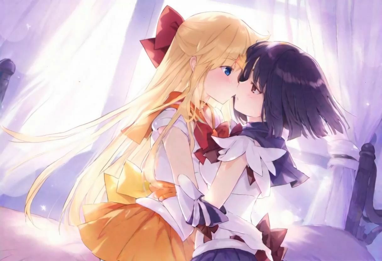 サンプル画像1:美少女たちの百合キスと女神たちのダブルフェラ(ぬぎかけぱんつ) [d_498057]