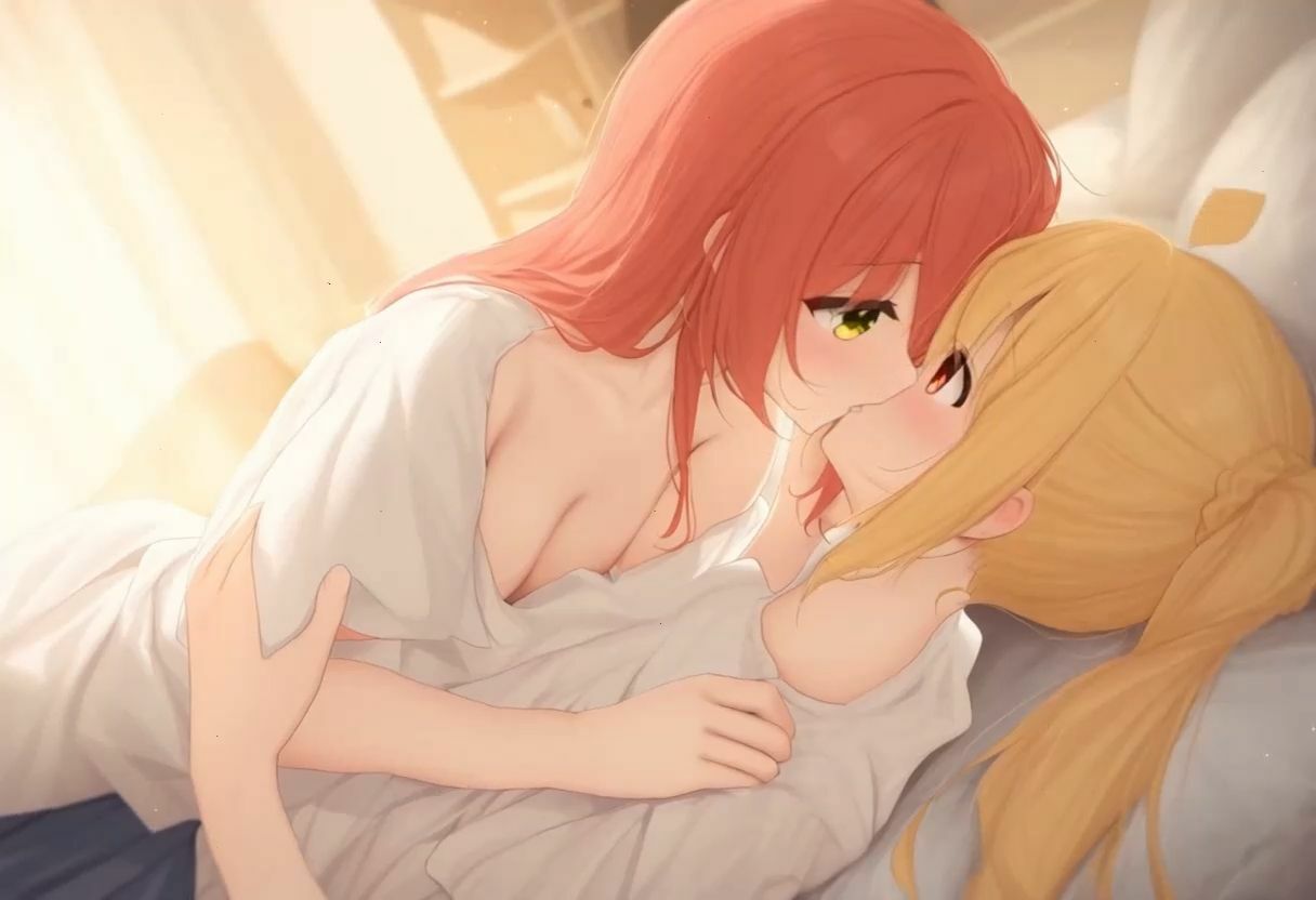 サンプル画像5:美少女たちの百合キスと女神たちのダブルフェラ(ぬぎかけぱんつ) [d_498057]