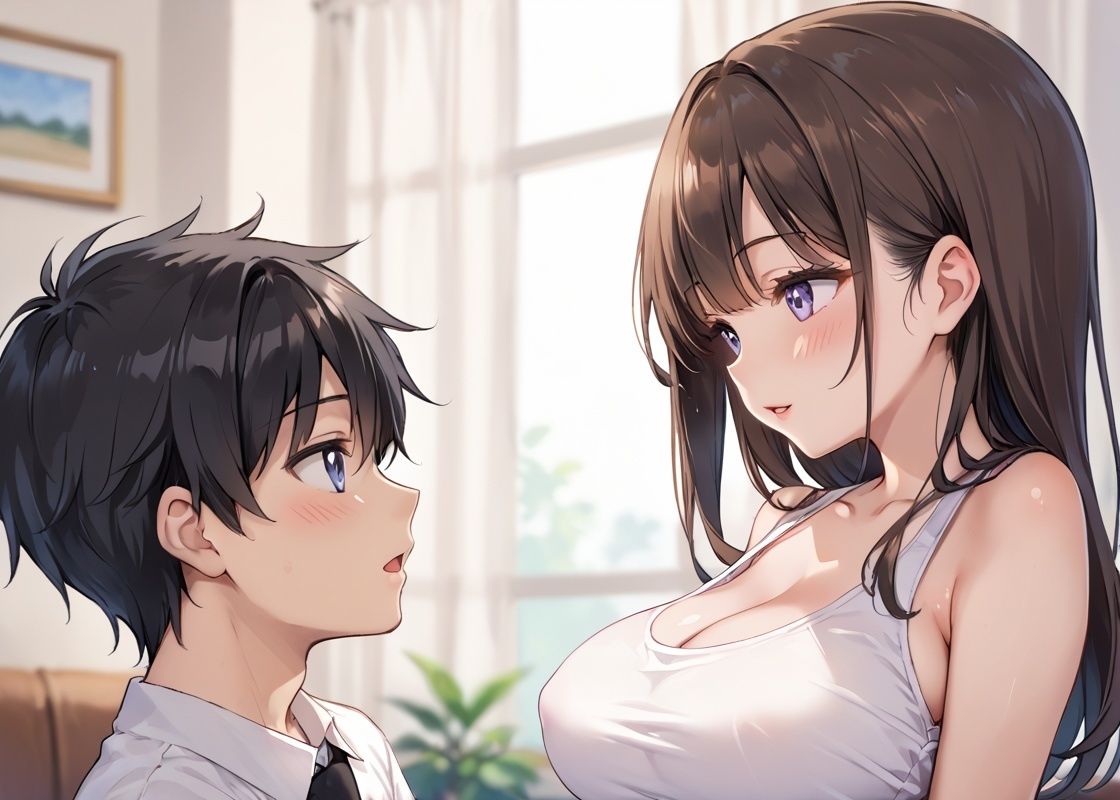 サンプル画像2:風邪のお見舞いに来てくれた幼馴染にお礼のセックス(sksk) [d_498071]