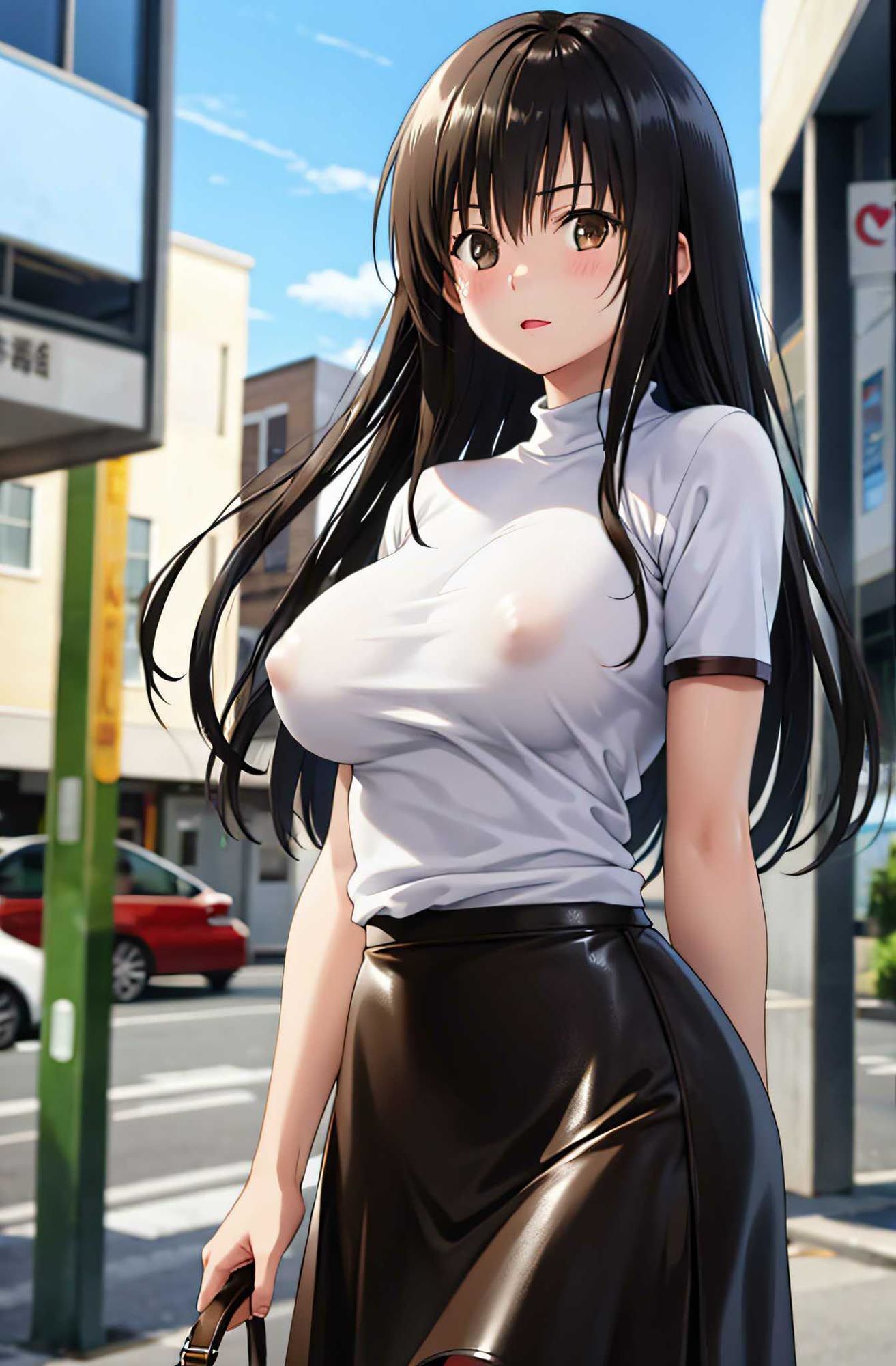 サンプル画像1:唯子のハレンチ露出ダイアリー(AIれんず) [d_498124]