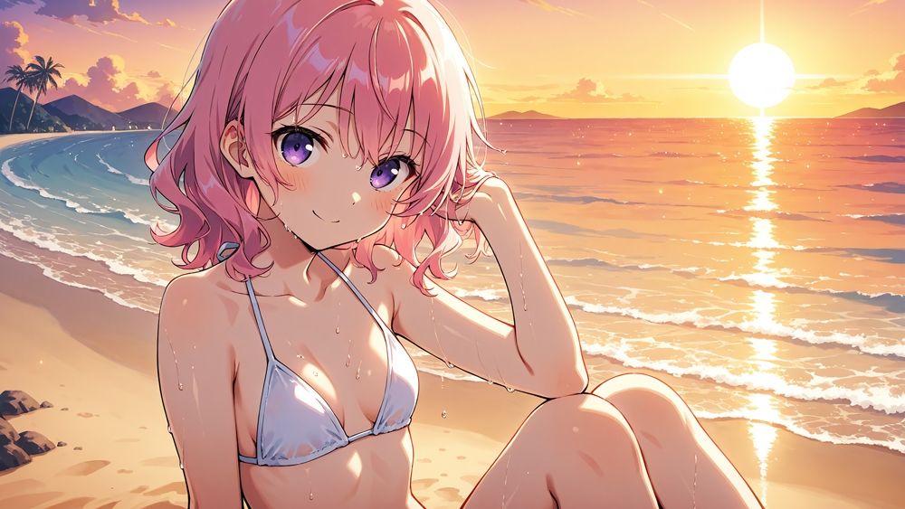 サンプル画像5:グラドル撮影で種付け懇願〜赤髪お姉さんとピンク髪美少女〜【4K】(御一堂) [d_498337]