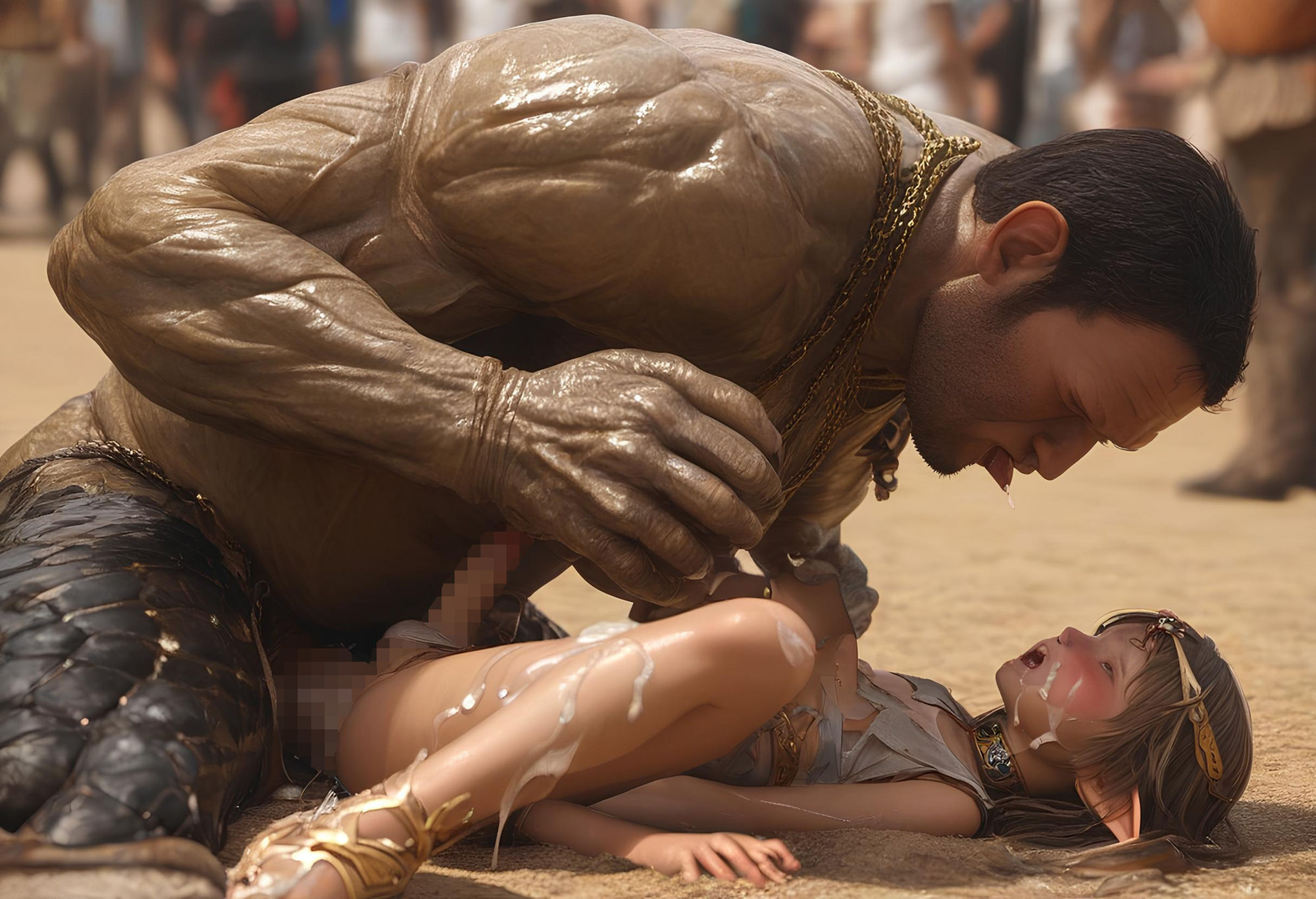 サンプル画像5:ふたなりエルフ  リアルCG集(たなかんむり) [d_498343]