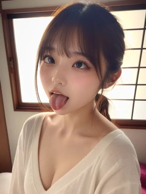 サンプル画像1:童顔ギャルのアヘ顔集(AI) [d_498394]