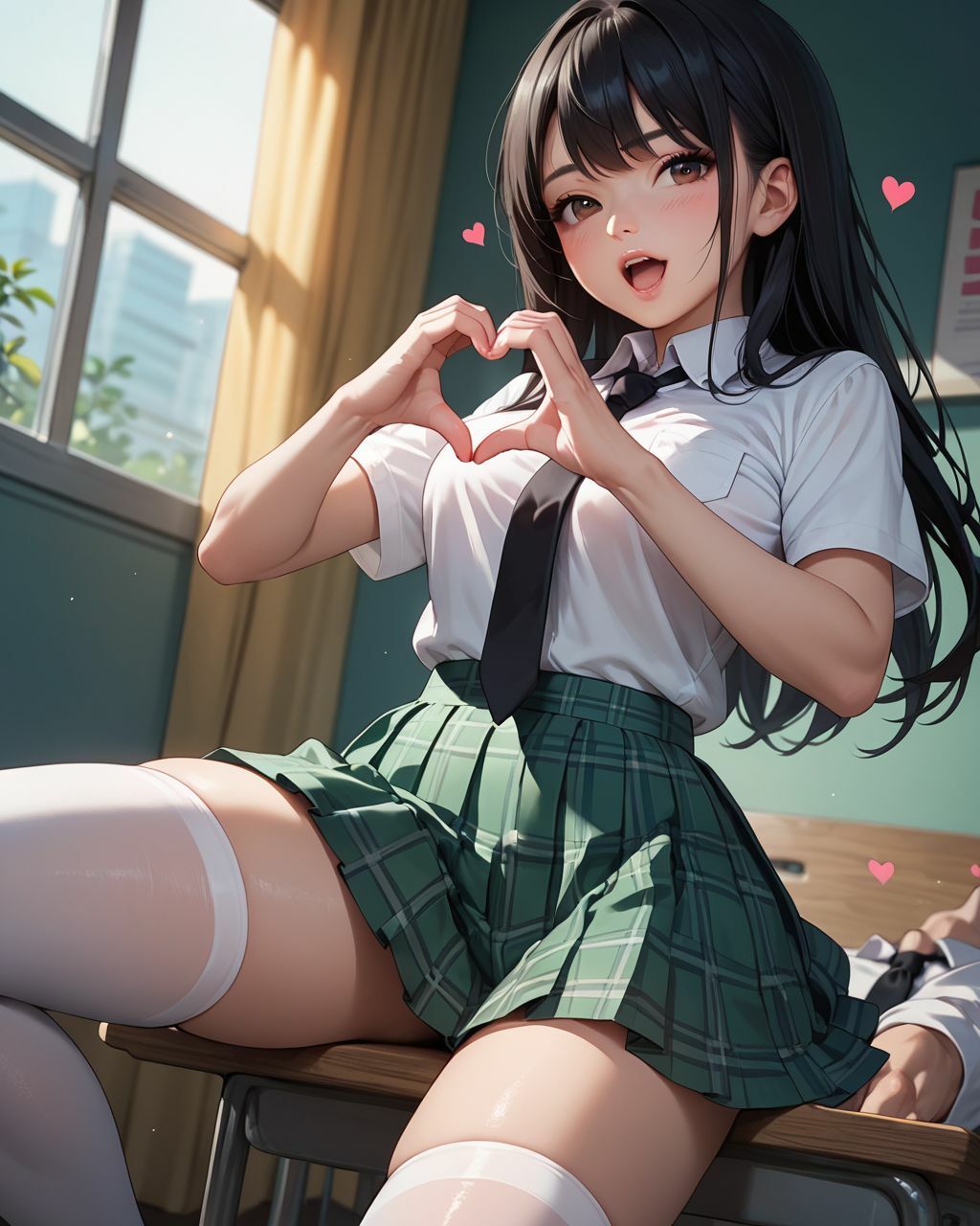 サンプル画像1:清楚でおとなしい子はオナニー大好きな変態で今日から僕の言いなりです(AIくいーん) [d_498487]