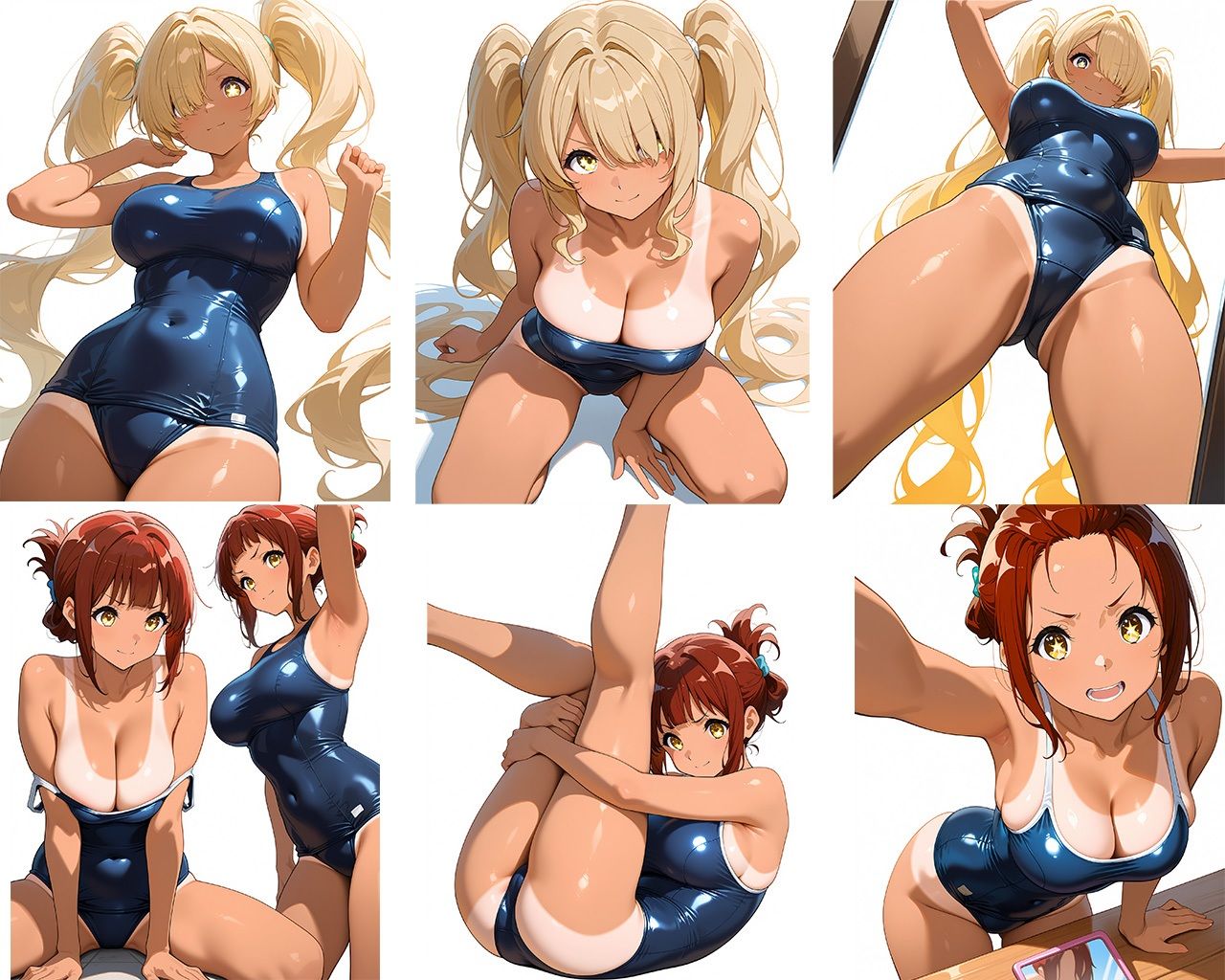 サンプル画像3:脱糞学園 水泳部 部活編(いか大王) [d_498527]