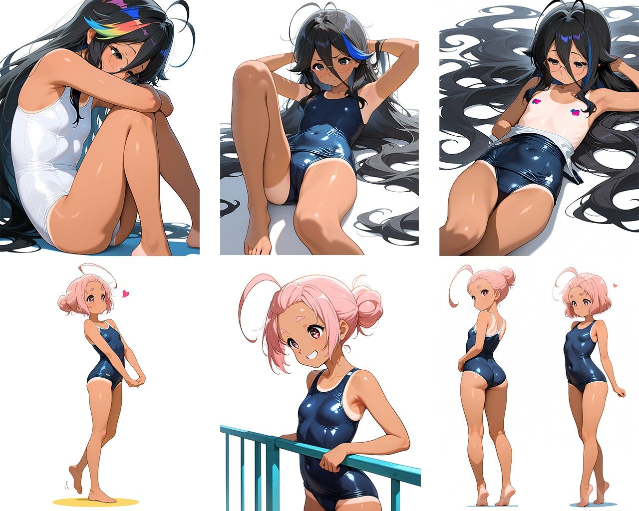 サンプル画像4:脱糞学園 水泳部 部活編(いか大王) [d_498527]