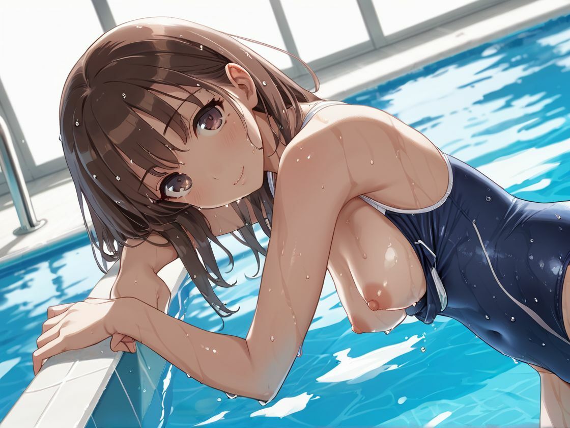 サンプル画像1:スク水女子〇性に誘惑されたので種付けしたら喜ばれた(美女造) [d_498585]