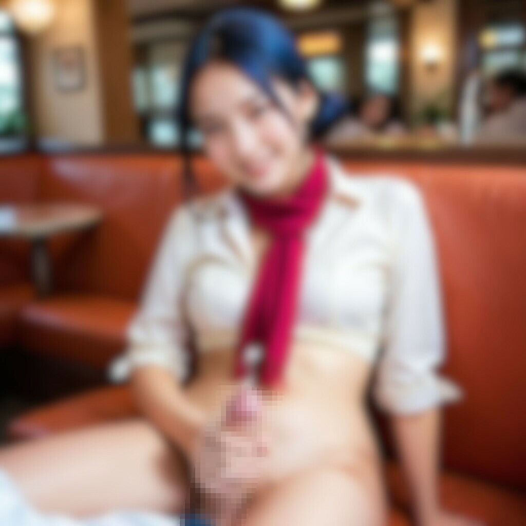 サンプル画像5:素股・ももコキサービスのあるレストラン(AI美エロ) [d_498603]