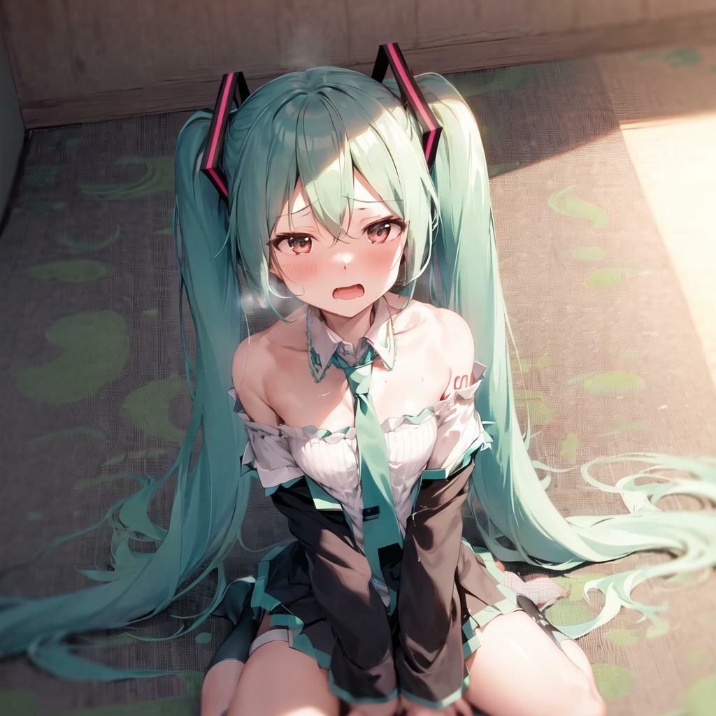 サンプル画像1:キャラフェチ  某アイドルの女の子すわり編(フェチ工房) [d_498676]