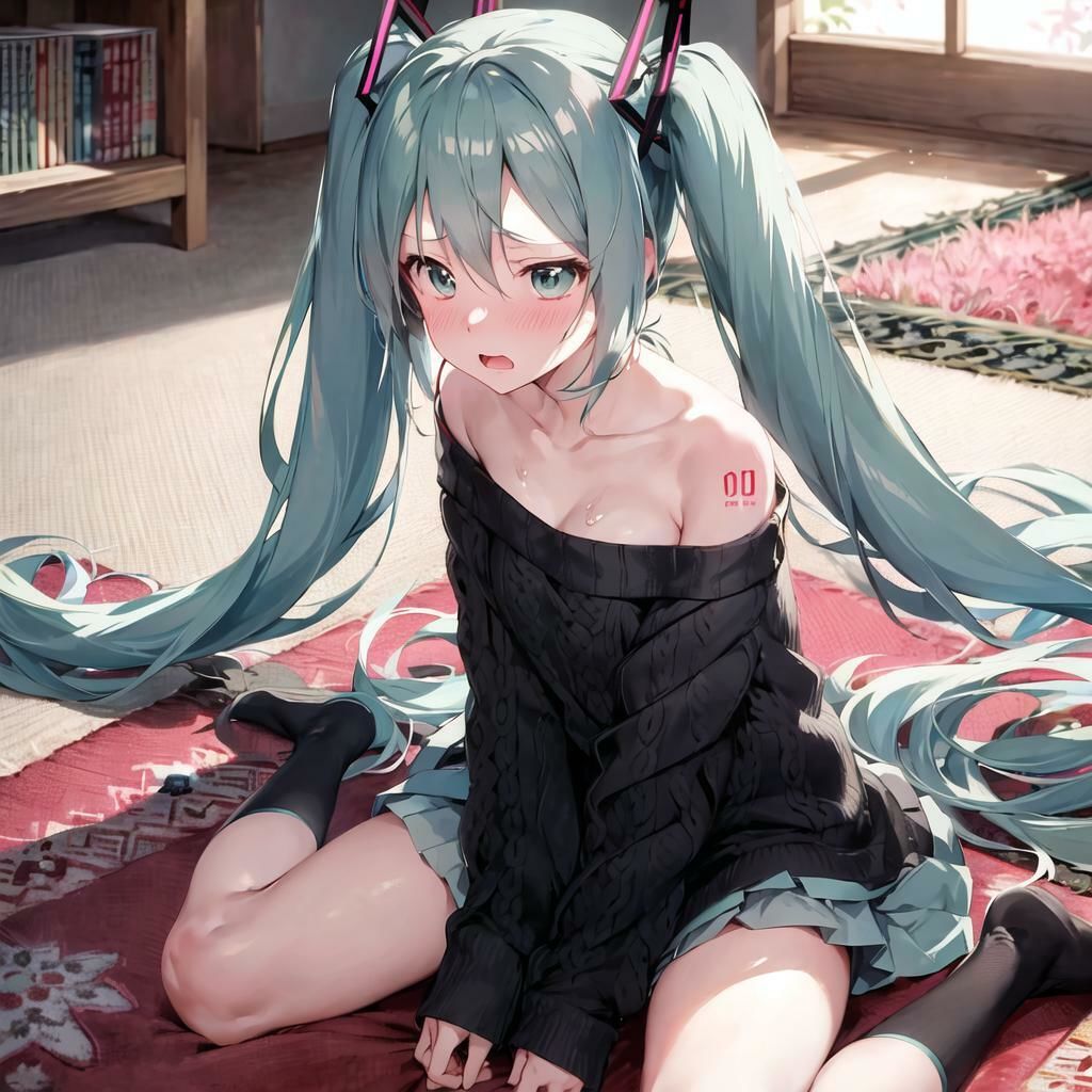 サンプル画像5:キャラフェチ  某アイドルの女の子すわり編(フェチ工房) [d_498676]