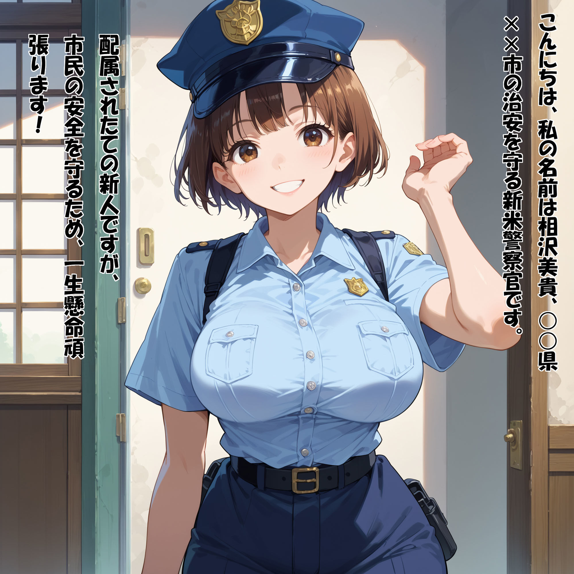 サンプル画像1:新人婦警 相沢美貴:奴●警察犬調教(神楽屋) [d_498717]