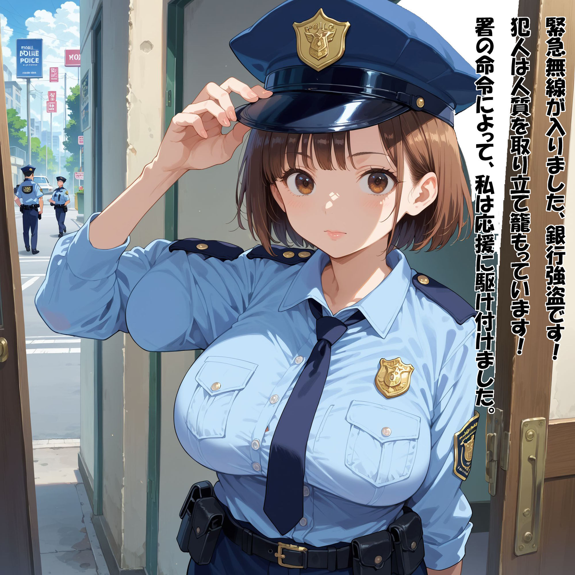 サンプル画像2:新人婦警 相沢美貴:奴●警察犬調教(神楽屋) [d_498717]