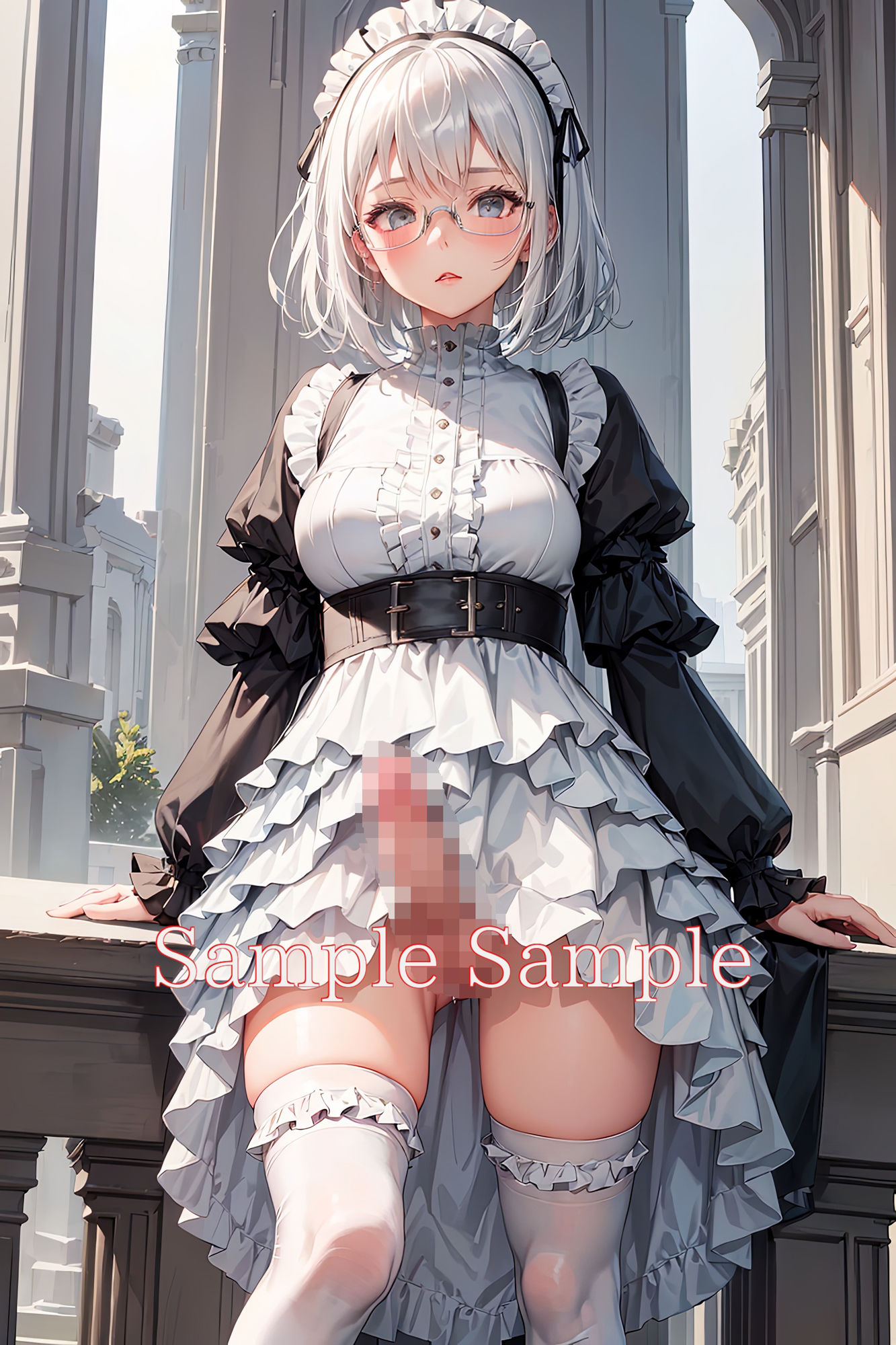 サンプル画像1:ふたなりゴスロリ少女(味噌ごぼう) [d_498754]