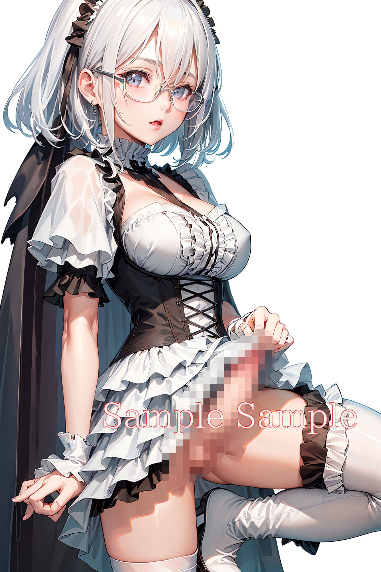 サンプル画像4:ふたなりゴスロリ少女(味噌ごぼう) [d_498754]