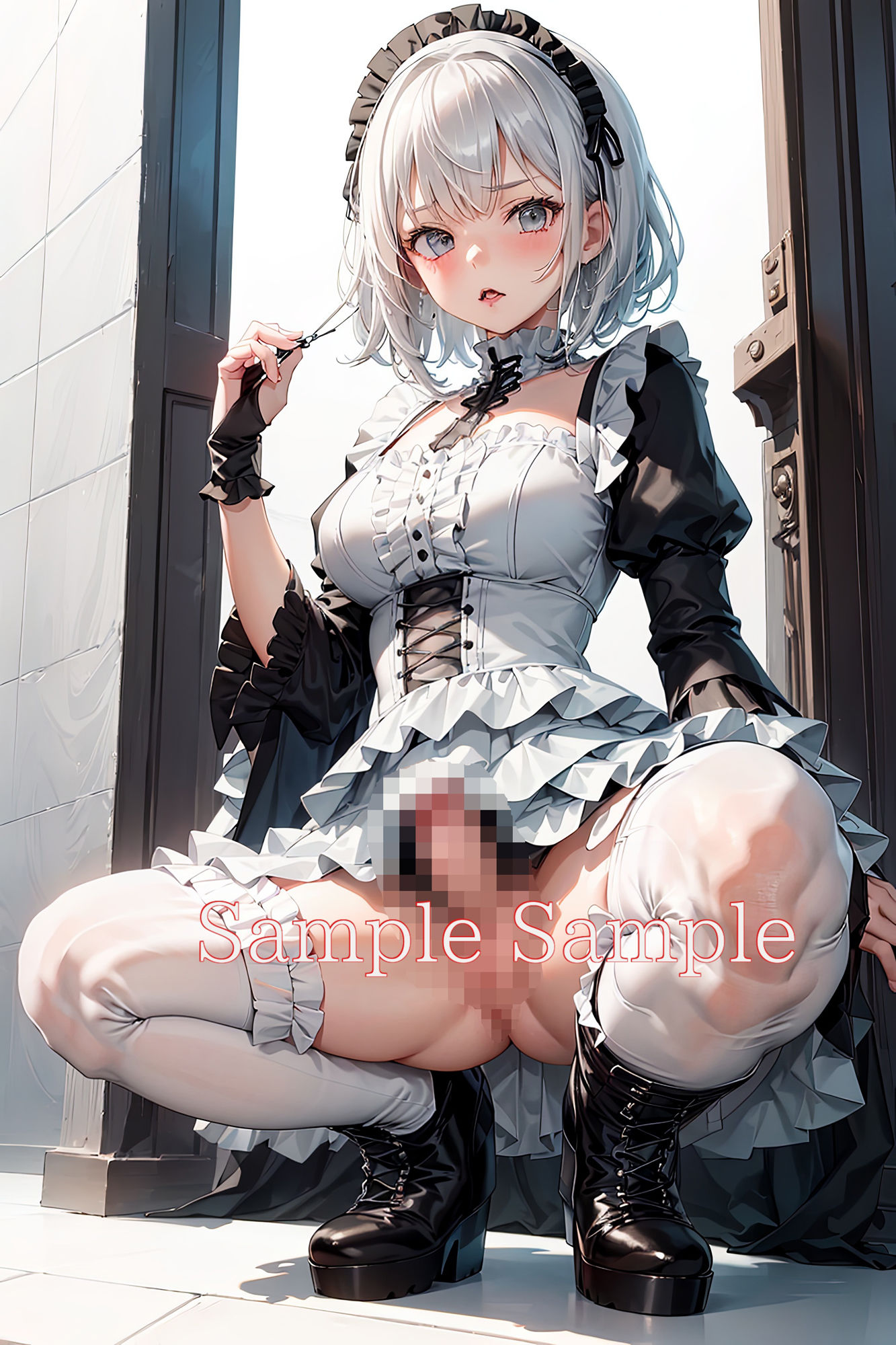 サンプル画像5:ふたなりゴスロリ少女(味噌ごぼう) [d_498754]